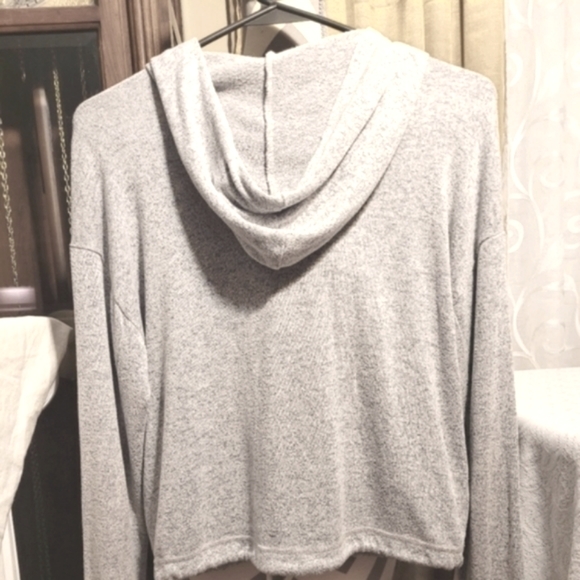 Hollister Full-Zip Gray Hoodie Size Small Excellent Lightweight ✅️ - Picture 3 of 3